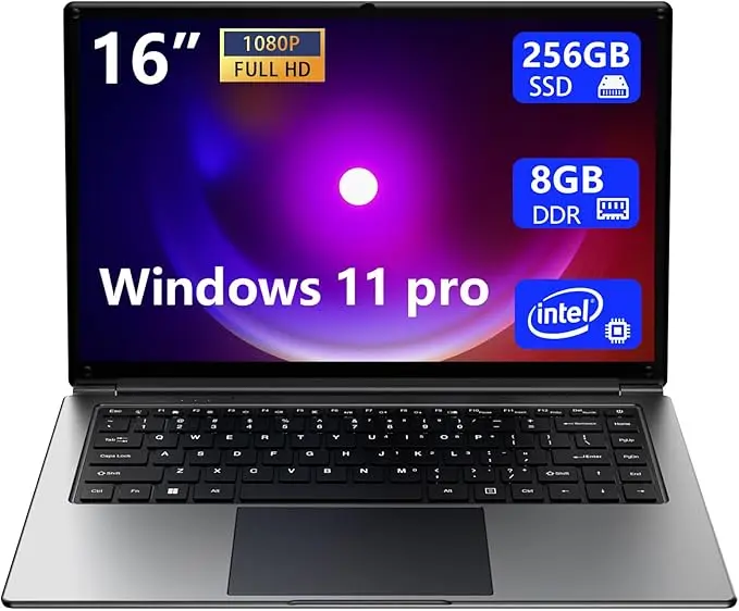Waxuor Ordinateur Portable de 16 Pouces 8Go