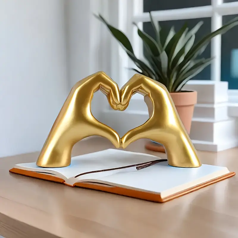 Figurine de geste d’amour en résine