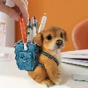 Décoration 1pc Porte Stylo Mignon Chiot de Dessin Animé Organisateur