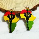 Boucles d'Oreilles Africain