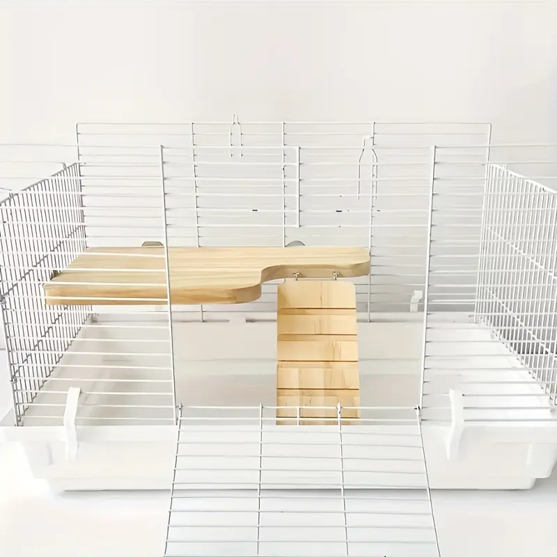 Plateforme de Jeu en Bois Durable pour Hamsters avec Échelle Étanche 