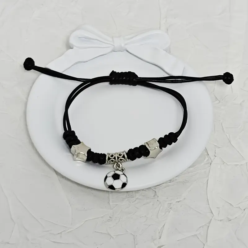 Bracelet en corde tissée réglable