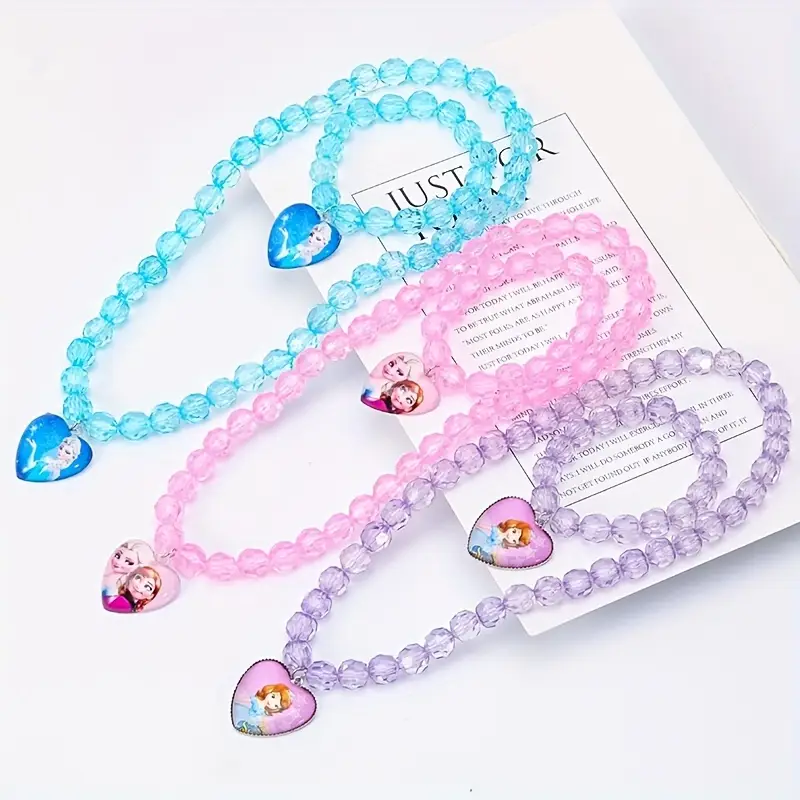  2 bracelets et colliers de princesse 