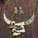 Ensemble de bijoux en alliage de zinc 