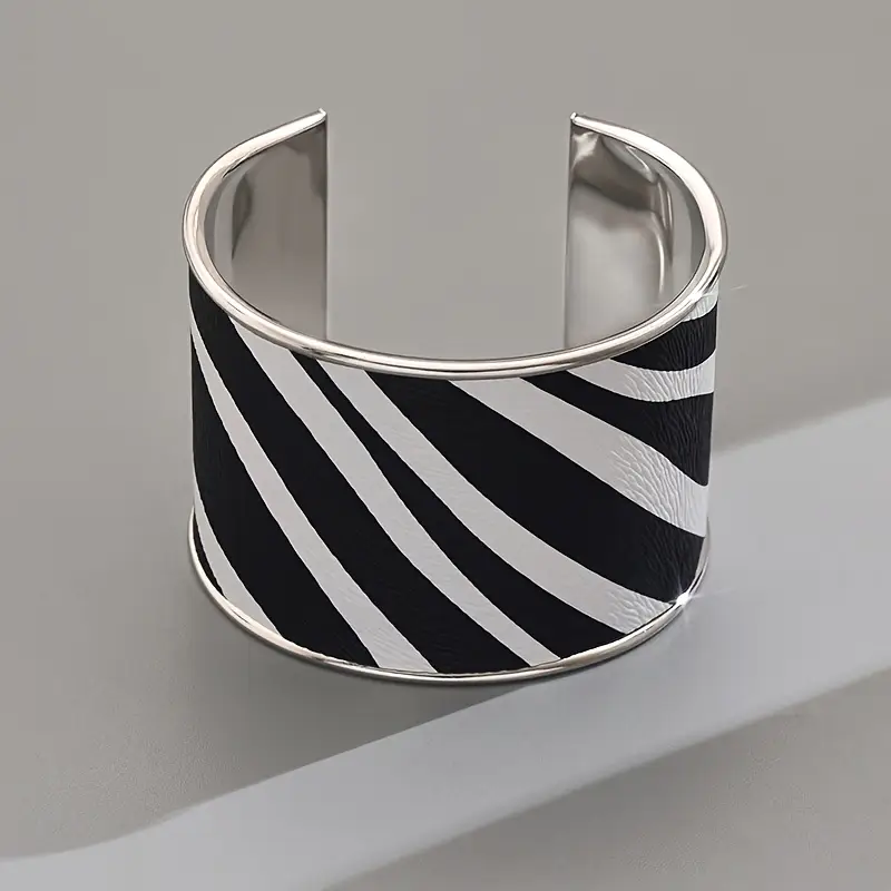 bracelet zèbre rayé
