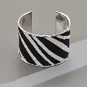 bracelet zèbre rayé