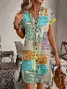 Robe d'Été Femme Imprimé