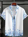 Chemise à manches courtes décontractée pour homme
