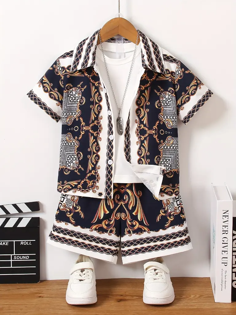 Ensemble Chemise et Short pour Garçons 