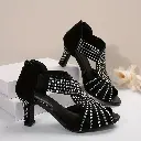 Sandales Femme Été 2024 - Sandales Décontractées à Bout Ouvert