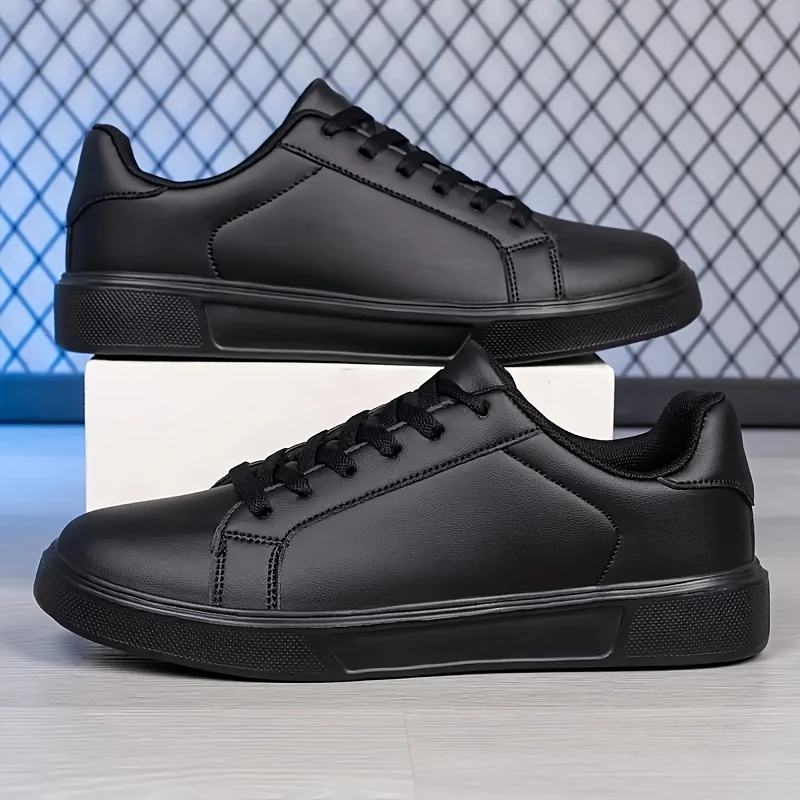 Baskets Basses Noires Élégantes pour Hommes