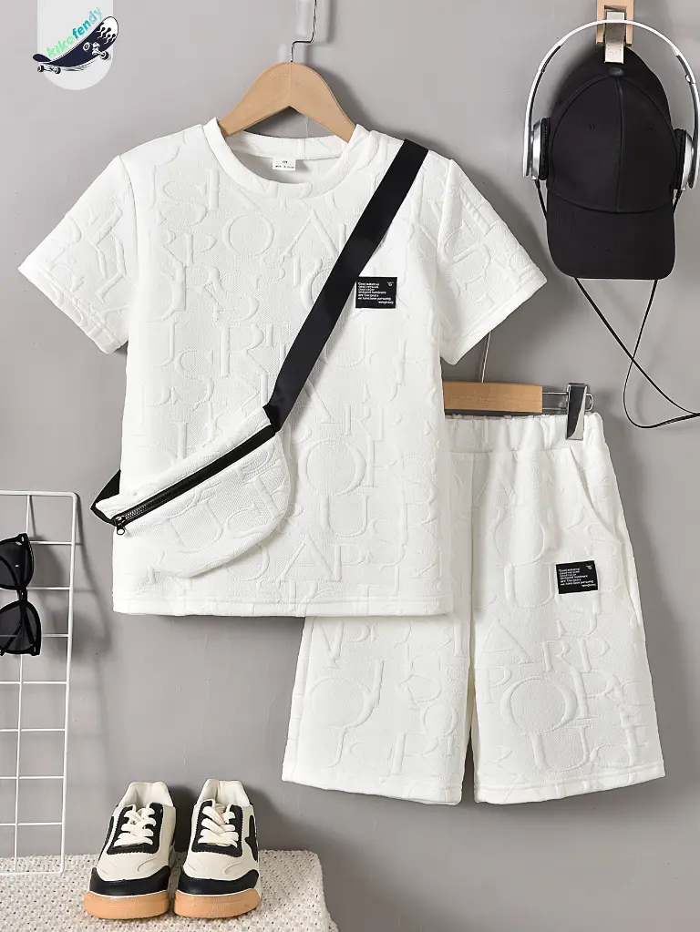 Ensemble d'été 3 pièces pour garçons KIKOFENDY 