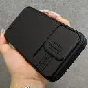 Couvercle coulissant qui se déplace verticalement avec une sangle - Protection complète des lentilles pour iPhone