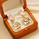 Boucles d'Oreilles, Design Géométrique