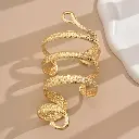 Bracelet à bras ouverts serpentiforme