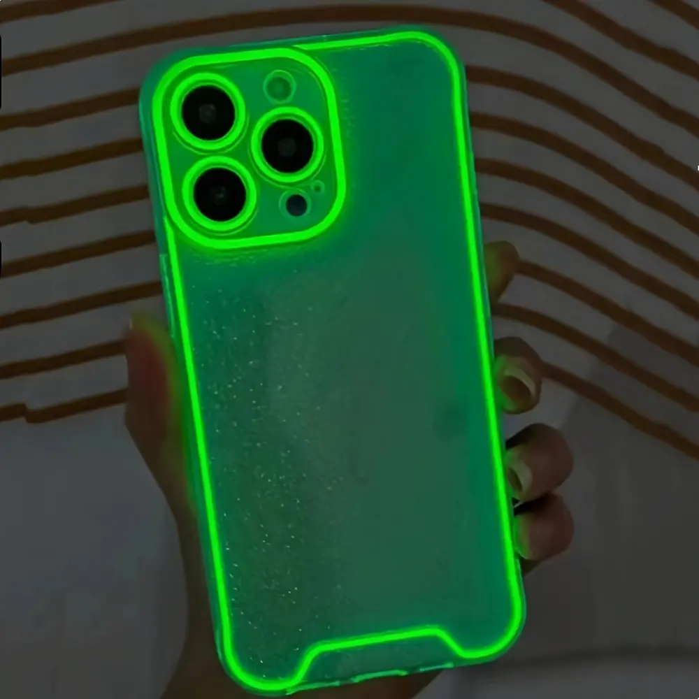 Coque de Téléphone Transparente Lumineuse pour iPhone