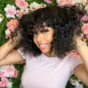 Perruques en Cheveux Naturels P1b/30 - Perruques Afro Bouclées Kinky