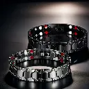 Ensemble 2 bracelets combinés à la mode pour hommes et femme