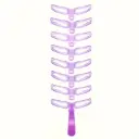 Kit de 8 pochoirs à sourcils