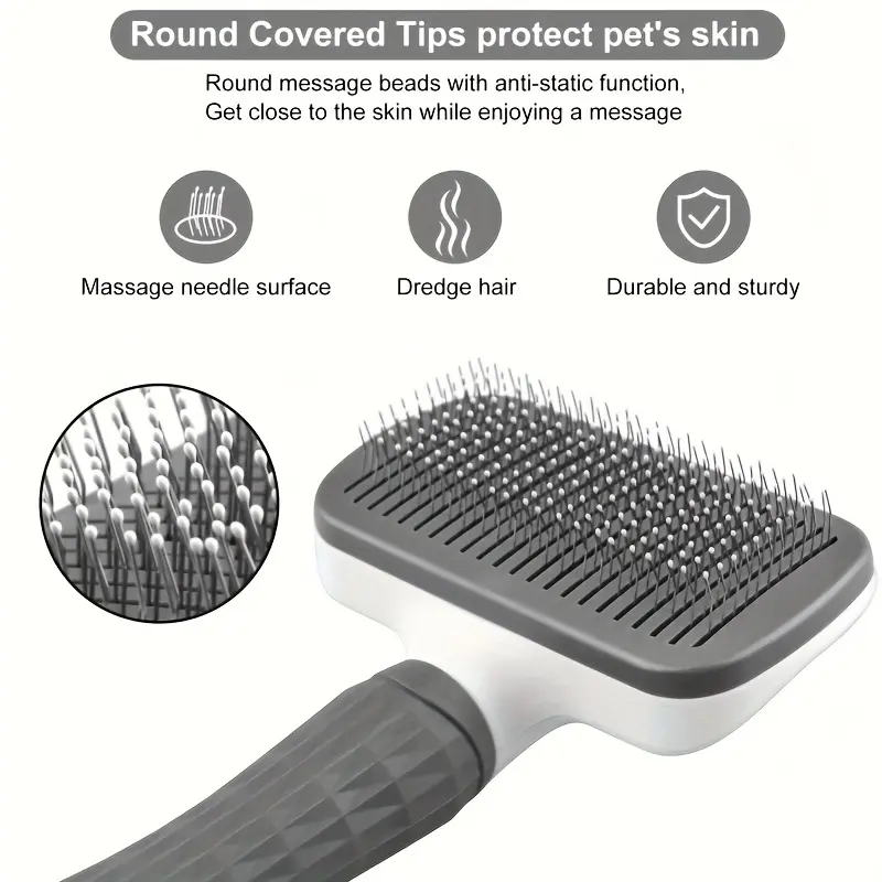 Brosse de Toilettage en Silicone pour Chiens