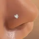 Piercing de Nez forme cœur