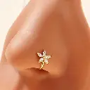 Piercing nez forme fleur