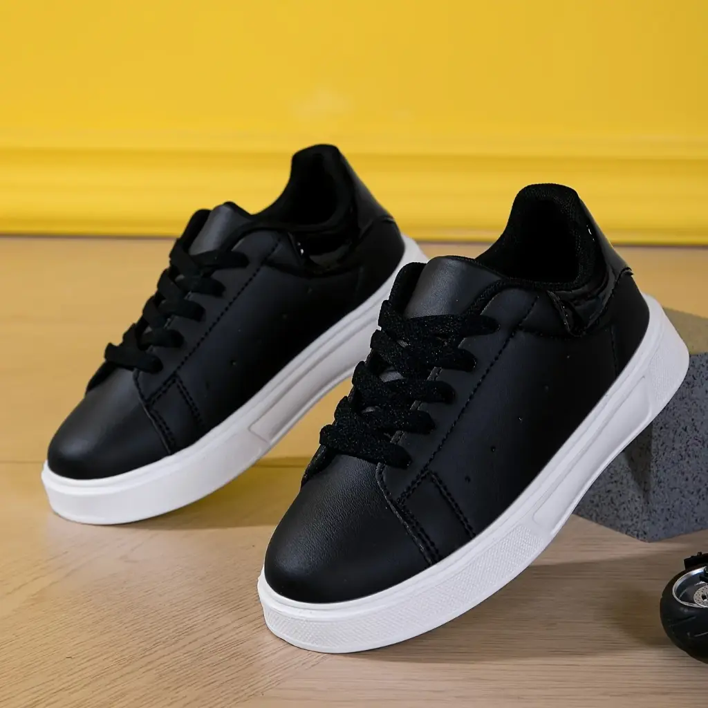 Baskets décontractées confortables à lacets pour garçons