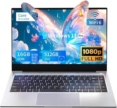 Ordinateur Portable avec Core i3-1115G4 Processeur 