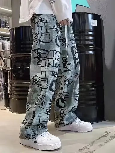Pantalon ample décontracté