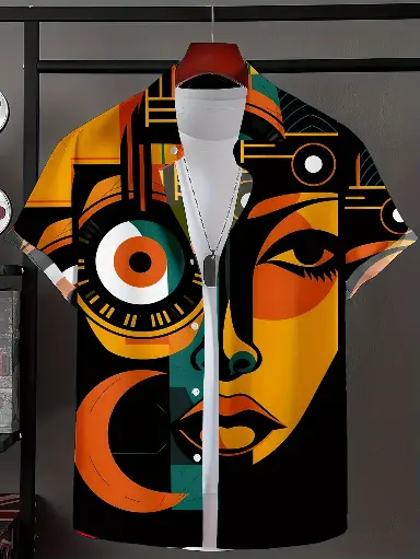 Chemise Décontractée À Manches Courtes 