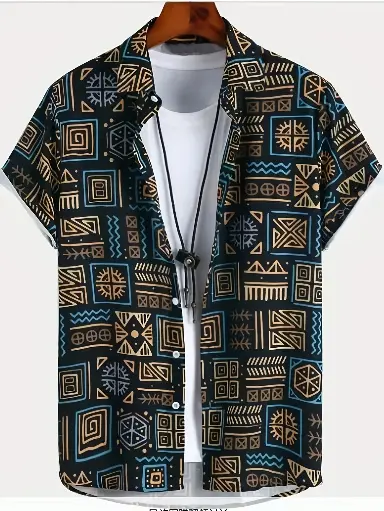 Chemise à Manches Courtes pour Homme