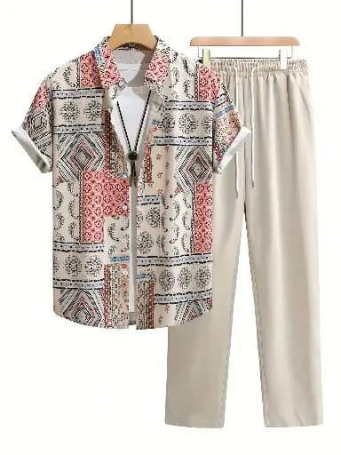 Costume de Sport Décontracté pour Hommes 