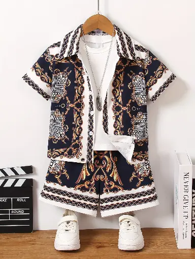 Ensemble Chemise et Short pour Garçons 