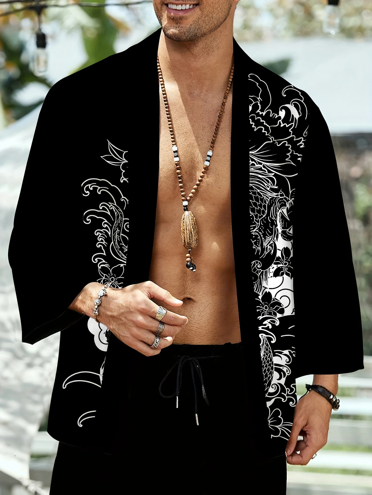 Robe Kimono Samouraï Décontractée pour Hommes