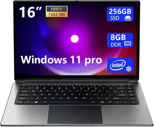 Waxuor Ordinateur Portable de 16 Pouces 8Go