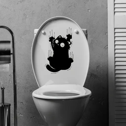 1pc Autocollants Fantaisistes de Chat