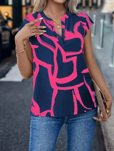 Chemise décontractée d'été à manches courtes