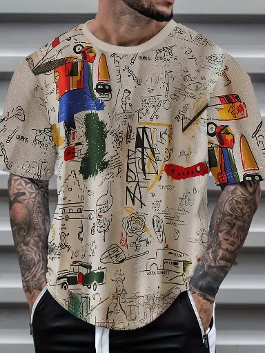 T-shirt Homme à Manches Courtes 