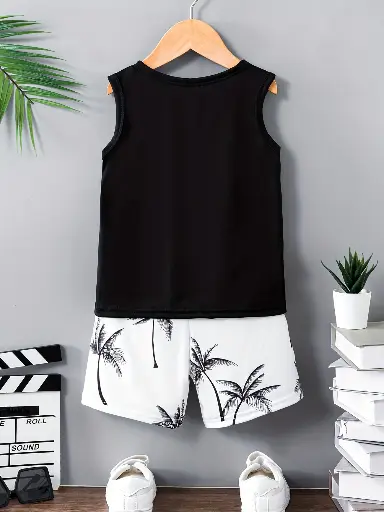 2pcs Ensemble Débardeur et Short 