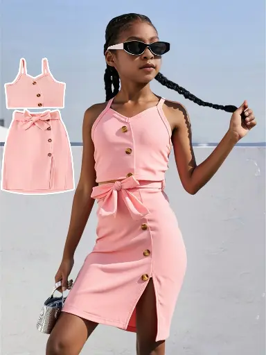 Costume Jupe pour Filles Saison Printemps