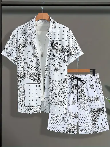 Ensemble d'été 2 pièces pour homme