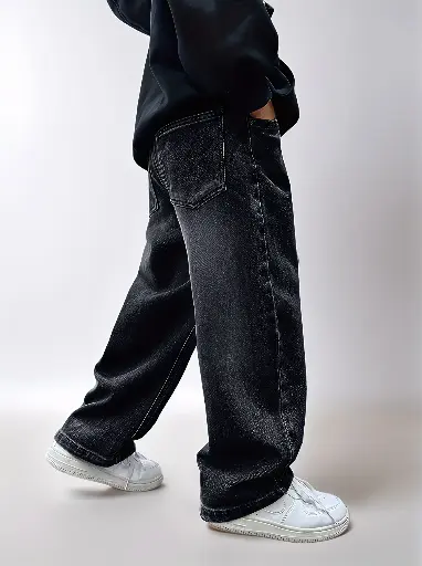 Jeans Garçon, Style Urbain Élégant et Élastique