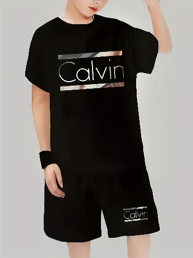 Ensemble pour garçons avec pull décontracté