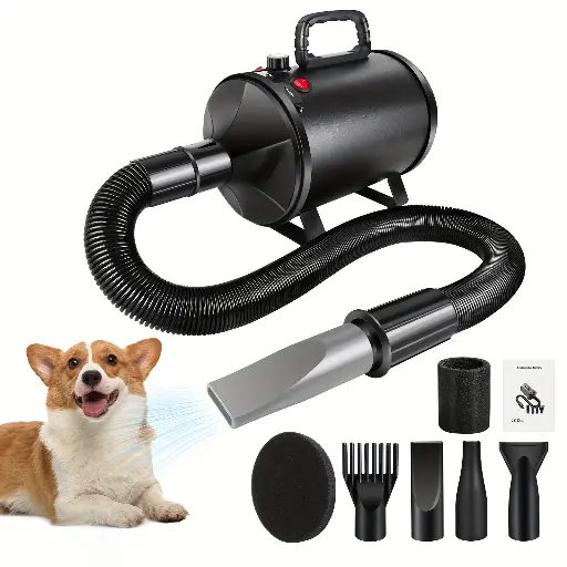 Séchoir à Poils pour Chien 3500W Ultra-Silencieux