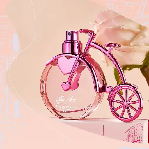 Style de vélo Parfum rose intense 